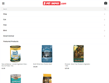 Tablet Screenshot of petdepot.com